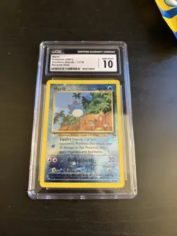 2001 Pokemon Marill 11 Reverse Holo Southern Islands CGC 10 Gem Mint - Image 1