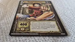 1x One Piece CCG Pirate’s Ambition Luffy PR001 Shonen Jump Promo Moderate Play - Image 3