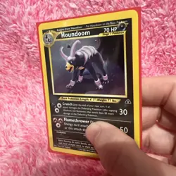 Pokemon TCG Houndoom Neo Discovery 4/75 Holo Unlimited Holo Rare - Image 2