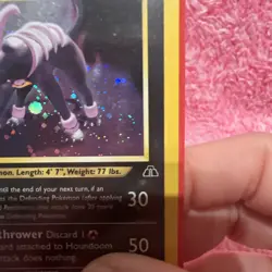 Pokemon TCG Houndoom Neo Discovery 4/75 Holo Unlimited Holo Rare - Image 5