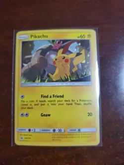 Pikachu SM234 Sun & Moon Holo Black Star Promo Pokemon - Image 1