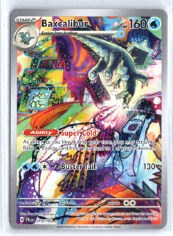 Baxcalibur 210/193 Pokemon Scarlet & Violet Paldea Evolved Illustration Rare - Image 1