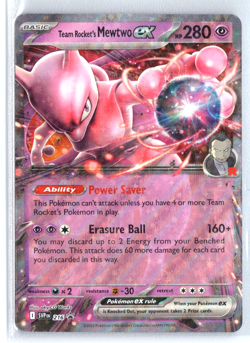 Team Rocket's Mewtwo ex SVP 216 Pokemon Scarlet & Violet Promo - Image 1