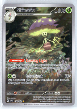 Shiinotic 194/191 Pokemon Scarlet & Violet Surging Sparks Illustration Rare - Image 1