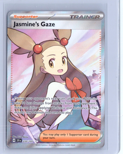 Jasmine's Gaze 233/191 Pokemon Scarlet & Violet Surging Sparks Ultra Rare - Image 1
