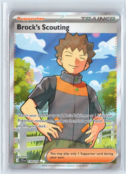 Brock's Scouting 179/159 Pokemon Scarlet & Violet Journey Together Ultra Rare - Image 1