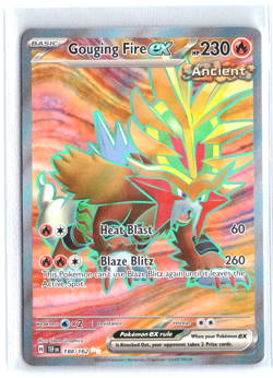 Gouging Fire 188/162 Pokemon Scarlet & Violet Temporal Forces Ultra Rare - Image 1