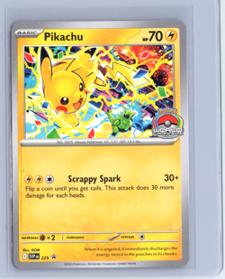 Pikachu SVP 225 Pokemon Scarlet & Violet Promos World Championships 2025 - Image 1