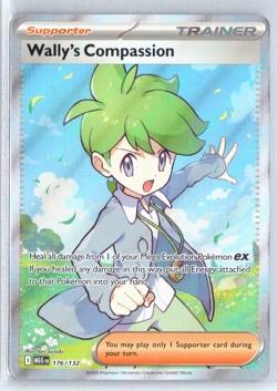 Wally's Compassion 176/132 Pokemon Mega Evolution Ultra Rare - Image 1