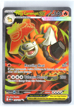 Mega Camerupt ex 156/132 Pokemon Mega Evolution Ultra Rare - Image 1