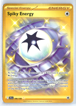 Spiky Energy 190/159 Pokemon Scarlet & Violet Journey Together Hyper Rare - Image 1