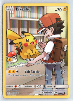 Pikachu 241/236 Pokemon Sun and Moon Cosmic Eclipse Secret - Image 1