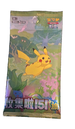 Pokemon TCG Chinese Collect 151 Journey Slim Booster Pack 151C Seale - Image 1