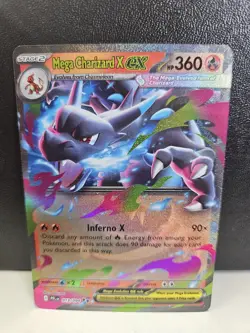 Mega Charizard X EX 013/094 Phantasmal Flames English Pokemon TCG 001 - Image 1