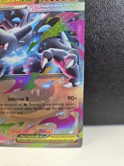 Mega Charizard X EX 013/094 Phantasmal Flames English Pokemon TCG 001 - Image 3