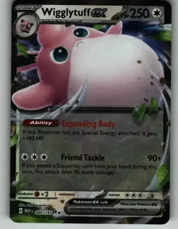 Wigglytuff ex 040/165 Double Rare 151 Pokemon Holo Near Mint - Image 1