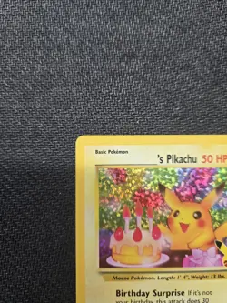 Pokemon Pikachu TCG Birthday Celebrations Holo Rare - Image 3