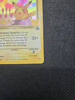 Pokemon Pikachu TCG Birthday Celebrations Holo Rare - Image 5