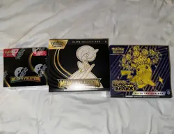 BUNDLE Pokemon TCG Mega Evolution Booster Box, Elite Trainer, and Surging Sparks - Image 2