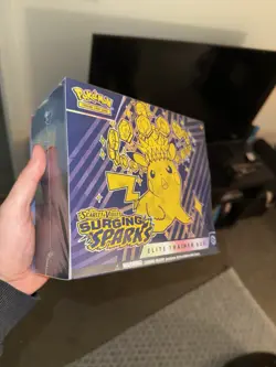 BUNDLE Pokemon TCG Mega Evolution Booster Box, Elite Trainer, and Surging Sparks - Image 5