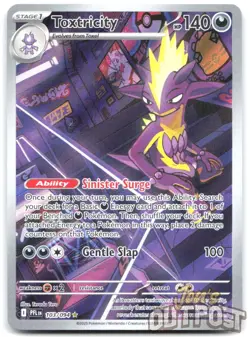 Toxtricity 103/094 Illustration Rare Phantasmal Flames Pokemon NM - Image 1