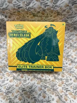 Pokemon Sword and Shield Rebel Clash Elite Trainer Box 820650807008 - Image 1