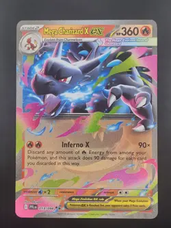 Mega Charizard X EX 13/94 - Phantasmal Flames Pokemon TCG Double Rare - NM - Image 1