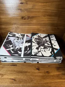 Pokemon Black Bolt & White Flare BINDER ONLY *BOTH - Lot Of 10- FRESH FROM BOX - Image 1