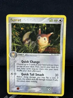 Furret 22/109 Team Rocket Returns Reverse Holo Pokemon TCG MP/HP - Image 2