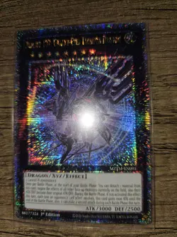 YUGIOH NUMBER 107: GALAXY-EYES TACHYON DRAGON QUARTER CENTURY RARE MZTM-EN091 - Image 2