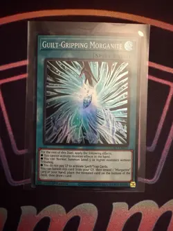 Yugioh Guilt-Gripping Morganite Super Rare DUAD - Image 1