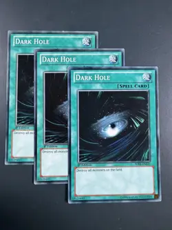 Yugioh - Dark Hole X3 Playset - Common - SDRE - 1st - Image 1