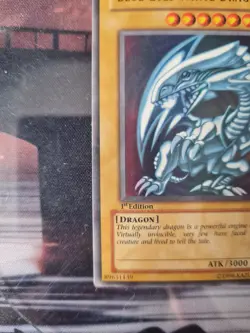 Yugioh Blue Eyes White Dragon SDK E001 1st.Editon Ultra Rare - Image 2