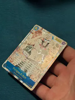 One Piece TCG Portgas.D.Ace Parallel OP13-119 SEC ENGLISH NM - Image 3