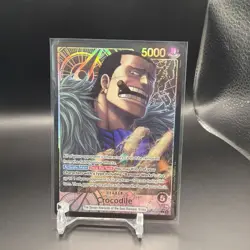 One Piece TCG Crocodile Alt Art Leader OP14-079 The Azure Sea’s Seven English - Image 1
