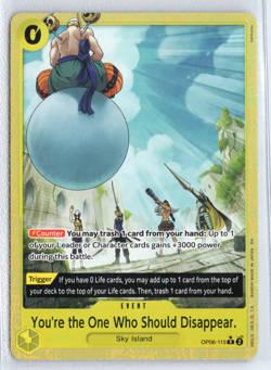 You're the One Who Should Disappear OP06-115 One Piece Premium Booster 02 - Image 1