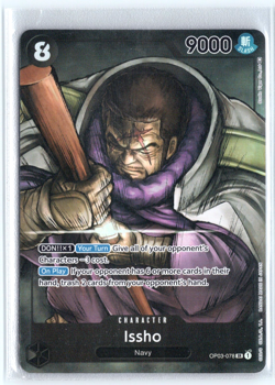 Issho OP03-078 One Piece OP03 Pillars of Strength Alternate Art Super Rare - Image 1