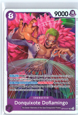 Donquixote Doflamingo OP10-071 One Piece OP10 Royal Blood Super Rare - Image 1