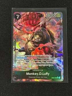 Monkey.D.Luffy (090) (Alternate Art) OP04-090 Kingdoms of Intrigue Foil - Image 1