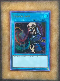 Yugioh Fusion Sage LCKC-EN089 Ultra Rare NM - Image 1