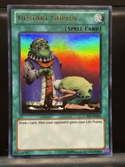 Yu-Gi-Oh TCG Upstart Goblin LCYW-EN265 Unlimited Ultra Rare Card NM - Image 1
