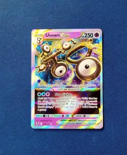 Unown Vstar 066/195 Silver Tempest NM Full Art Ultra Rare Pokemon Card - Image 1