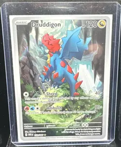 Druddigon - White Flare WHT 151/086 Illustration Rare IR Pokemon Card NM - Image 1