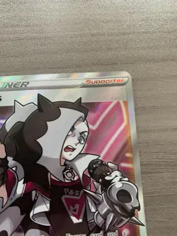 Pokemon TCG Piers Trainer Darkness Ablaze Full Art Holo Card 187/189 - Image 4