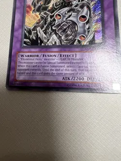 Yugioh! Elemental Hero Gaia ANPR-EN099 Secret Rare 1st Edition LP - Image 3