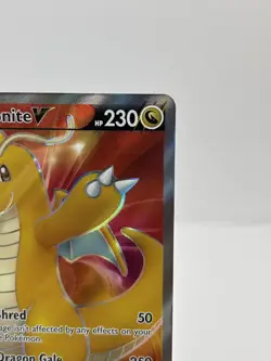 Dragonite Card 191/203 Pokemon Evolving Skies SWSH07 Dragonite V Full Art V - Image 3