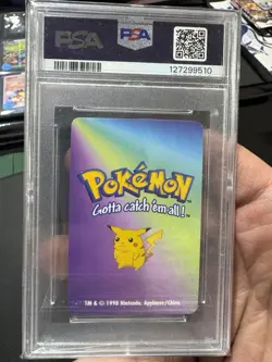 Ivysaur #02 Pokemon Card Game Mini KFC 1998 Nintendo WOTC PSA 7 - Image 2