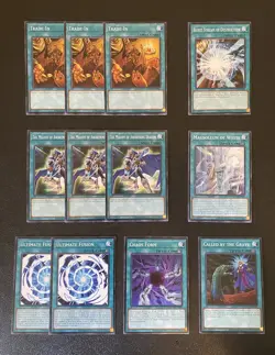 YuGiOh Blue-Eyes White Dragon Ritual Deck (Chaos Max Dragon Sage Ultimate Spirit - Image 3