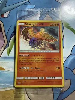 Pokemon TCG Shining Ho-Oh SM70 Holo Card Sealed Promo - Image 1