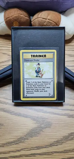 Pokemon Card Pokemon Trader 106/130 Rare Trainer Base Set 2 Trading Card TCG LP+ - Image 1
